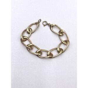 WRE 1/20 12k GF Gold Field Bracelet Chain Vintage Estate 6.75”